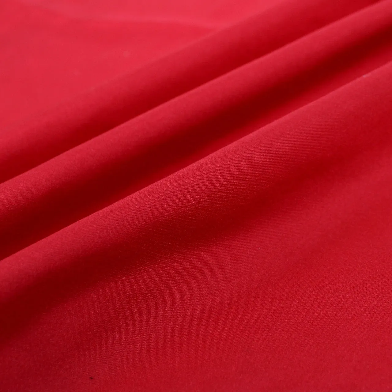 2 YARDS RED SILK TWILL