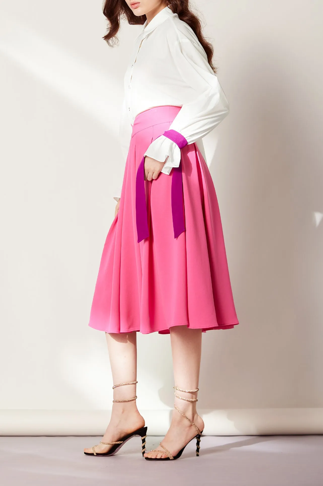 A-LINE SILHOUETTE  SKIRT