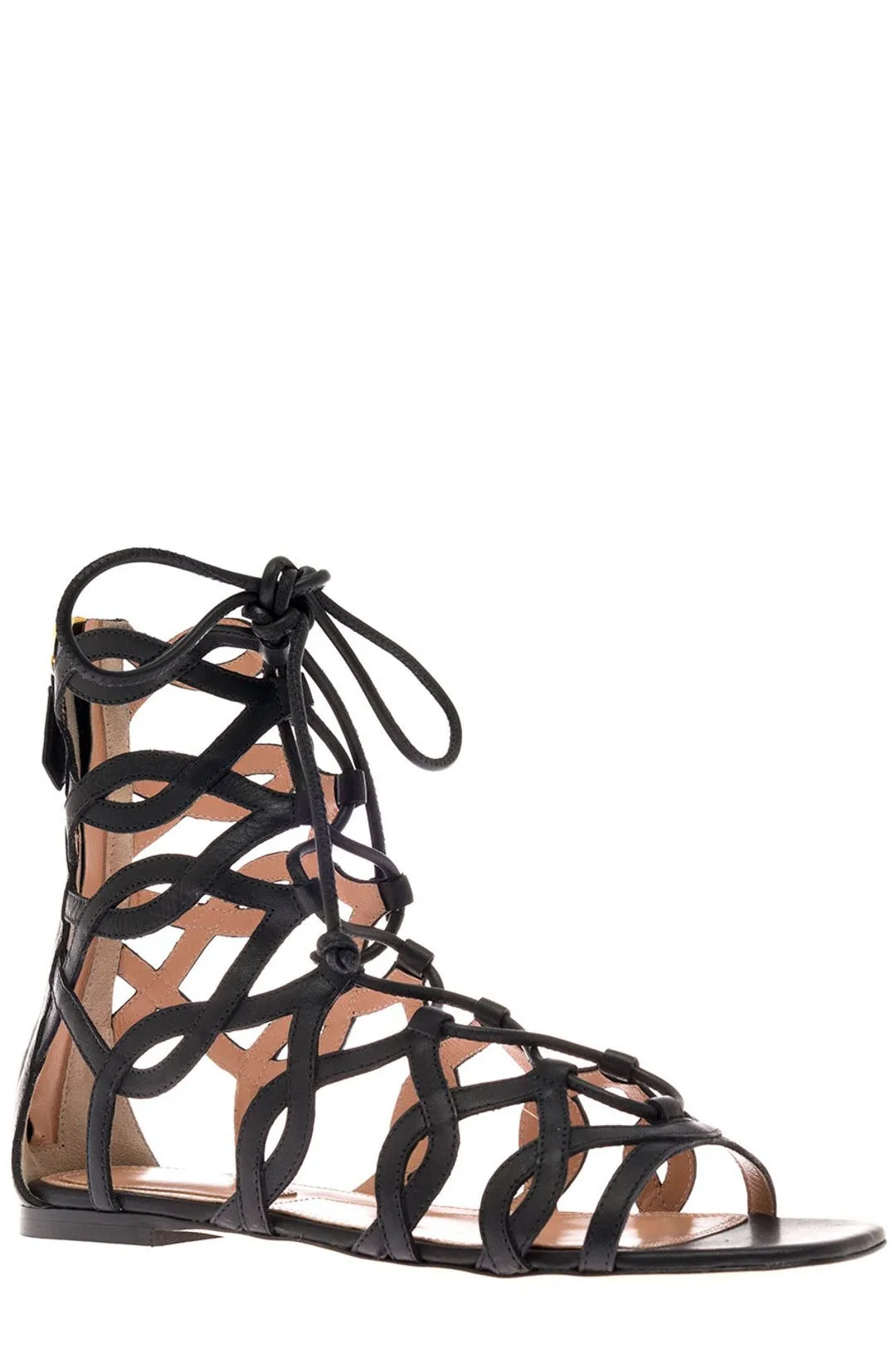 Alberta Ferretti Gladiator Flat Sandals