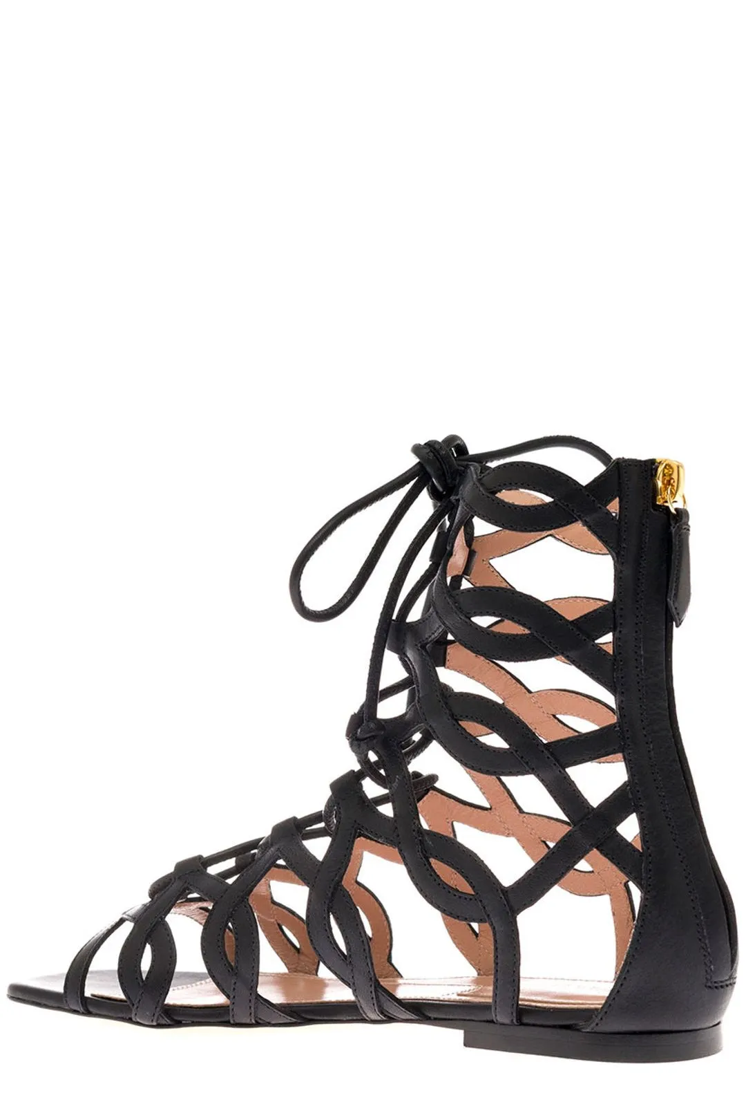 Alberta Ferretti Gladiator Flat Sandals