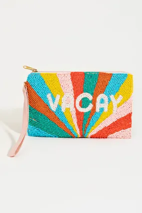 Beaded Rainbow Vacay Coin Bag