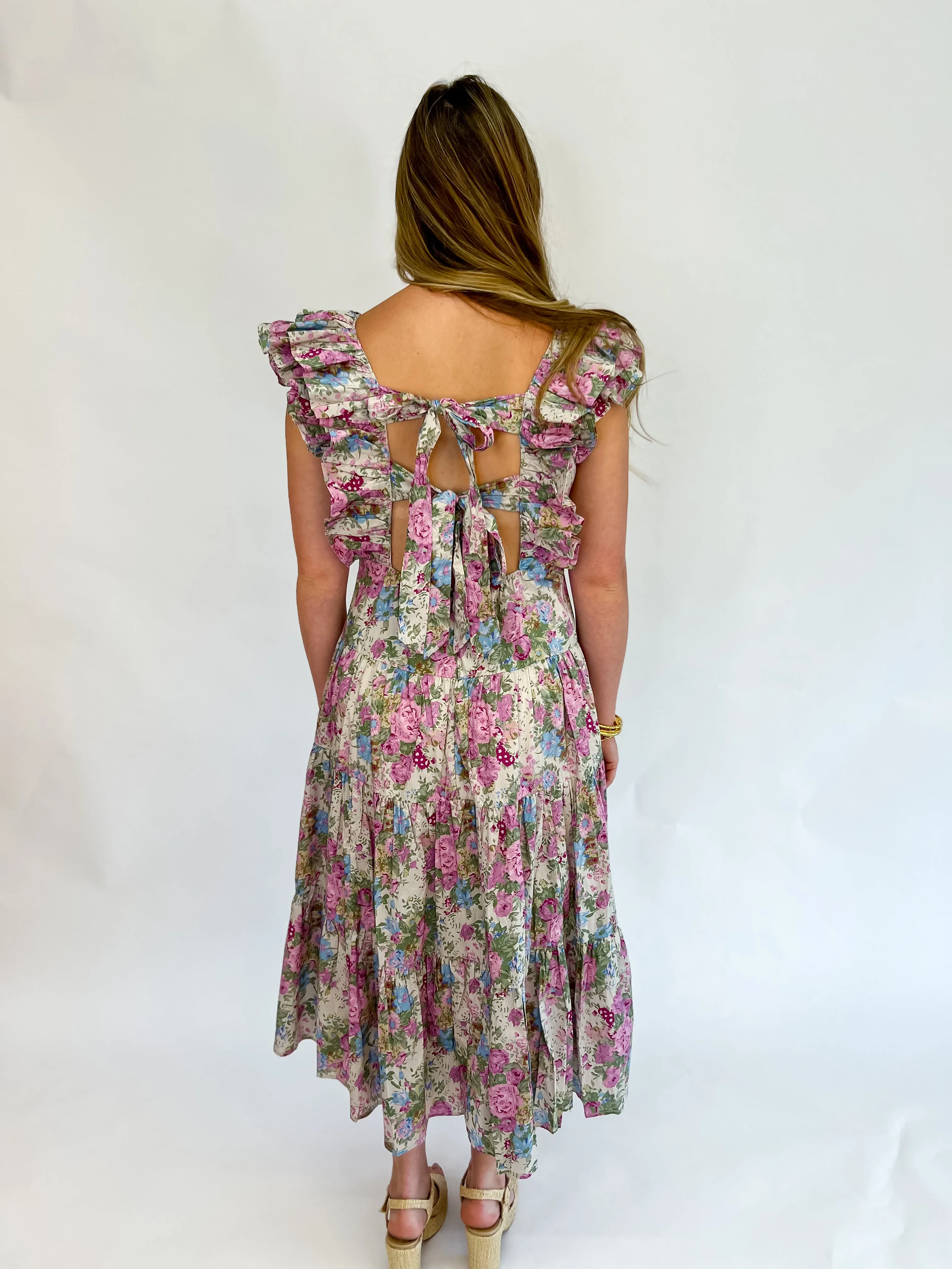 Bobbie Floral Midi Dress