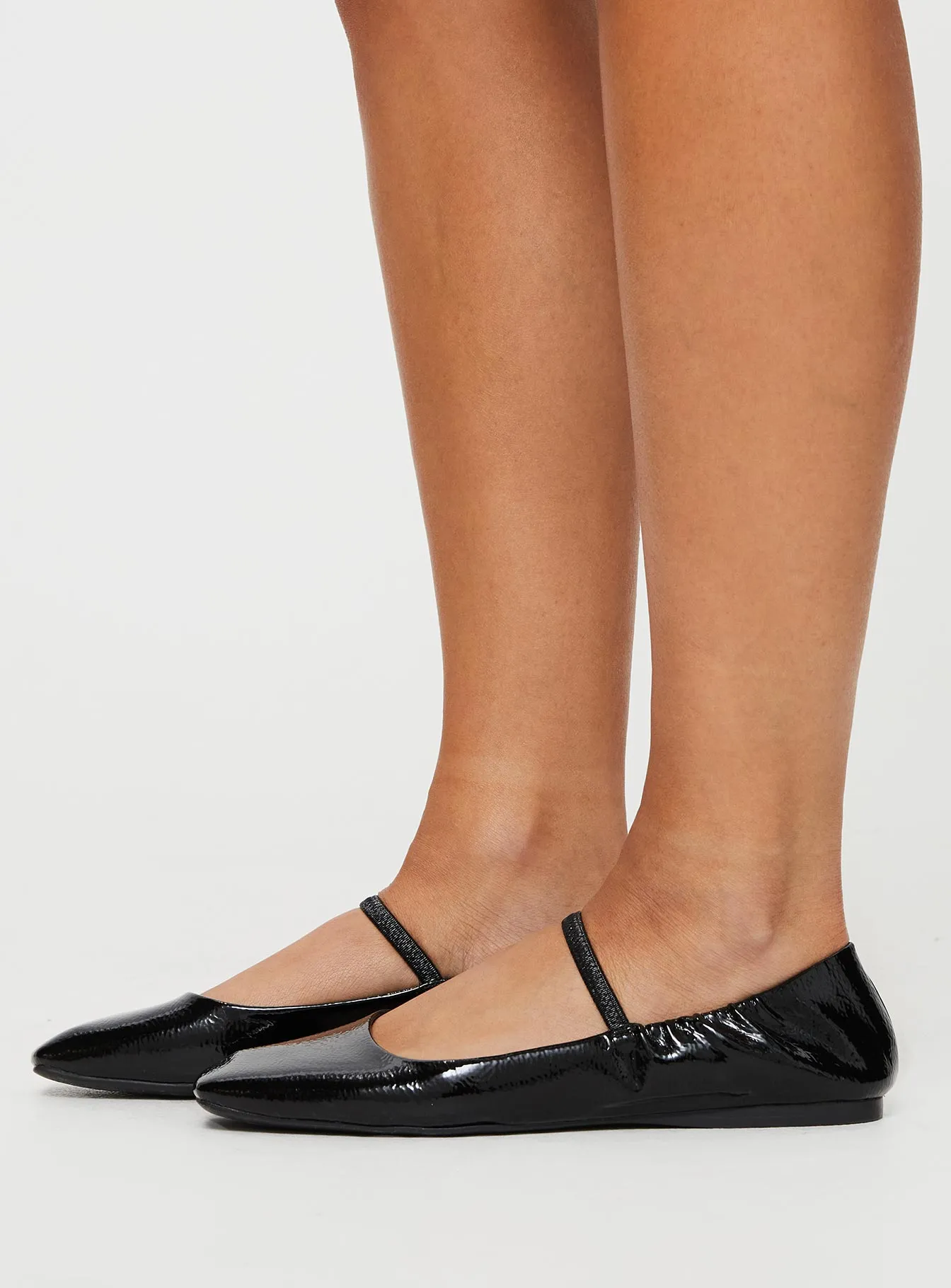 Chloe Ballet Flats Black