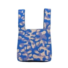 Circus by Sam Edelman Ladies Blue Camo Print Beaded Bag