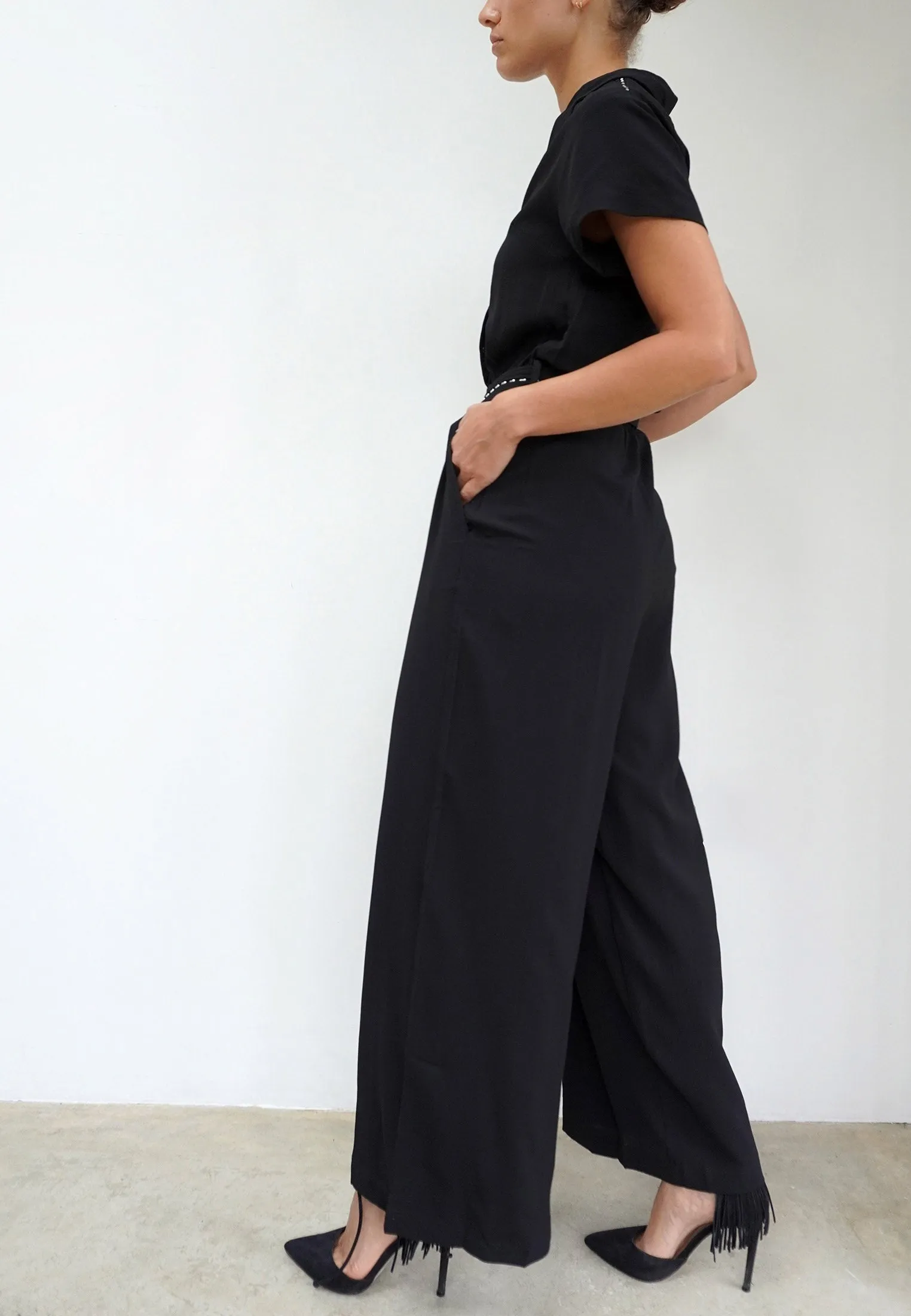 GLAMOUR BOILERSUIT BLACK