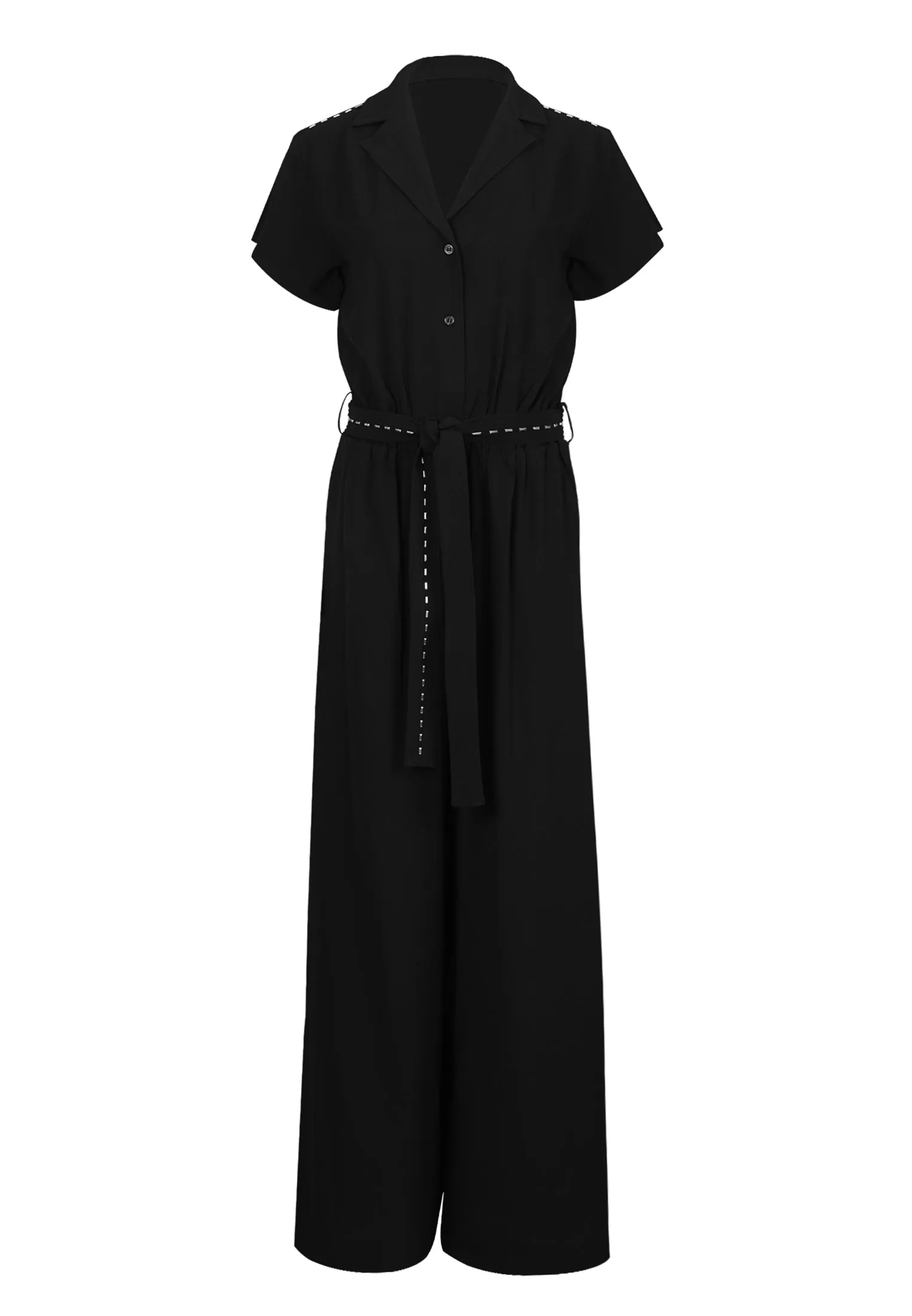 GLAMOUR BOILERSUIT BLACK