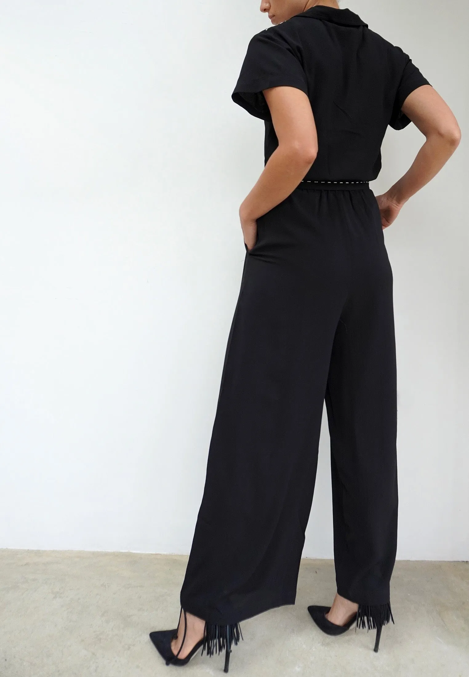 GLAMOUR BOILERSUIT BLACK