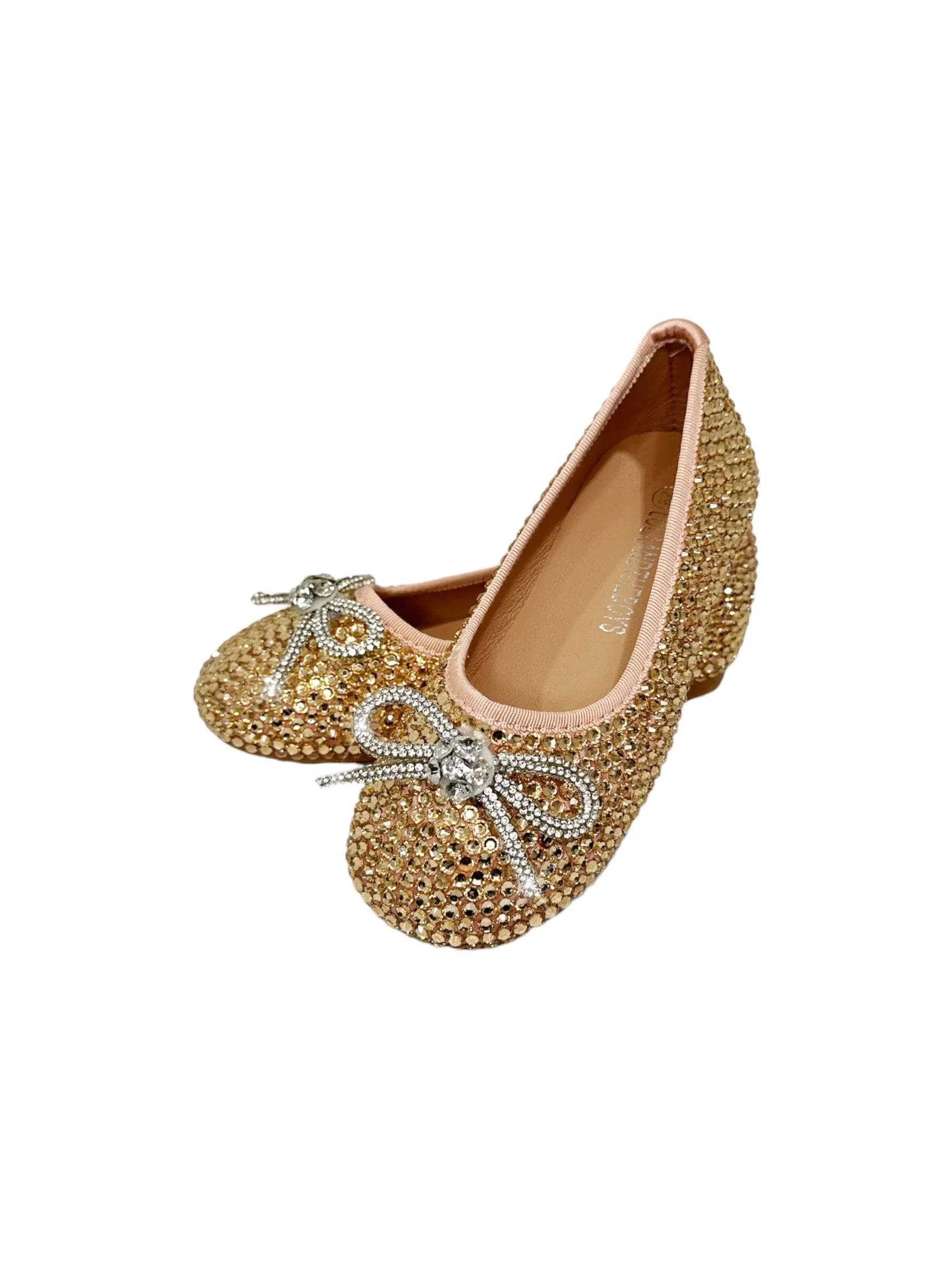 Gold Sparkle Ballet Flat