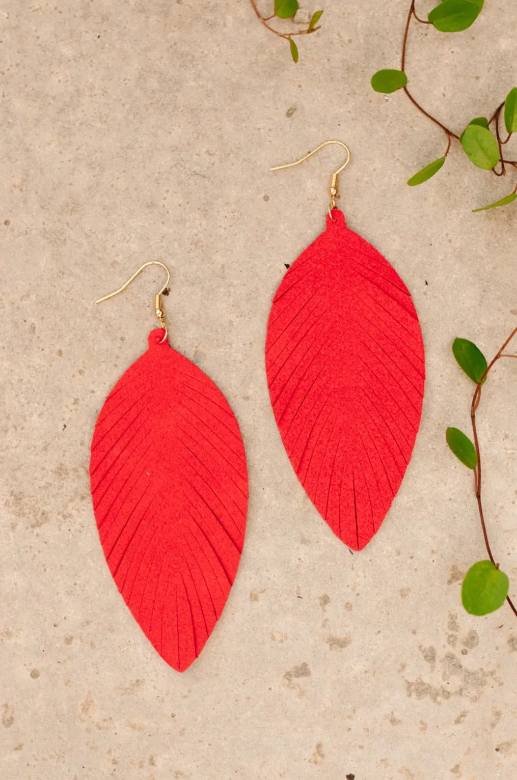 Jasmine Earrings in Red