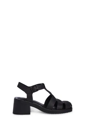 Jelly Gladiator Sandals - Black