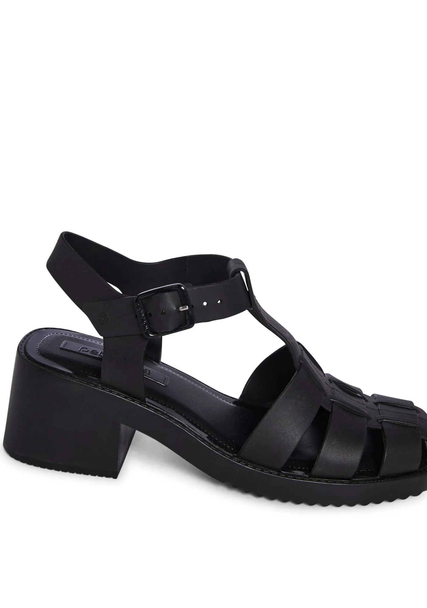 Jelly Gladiator Sandals - Black