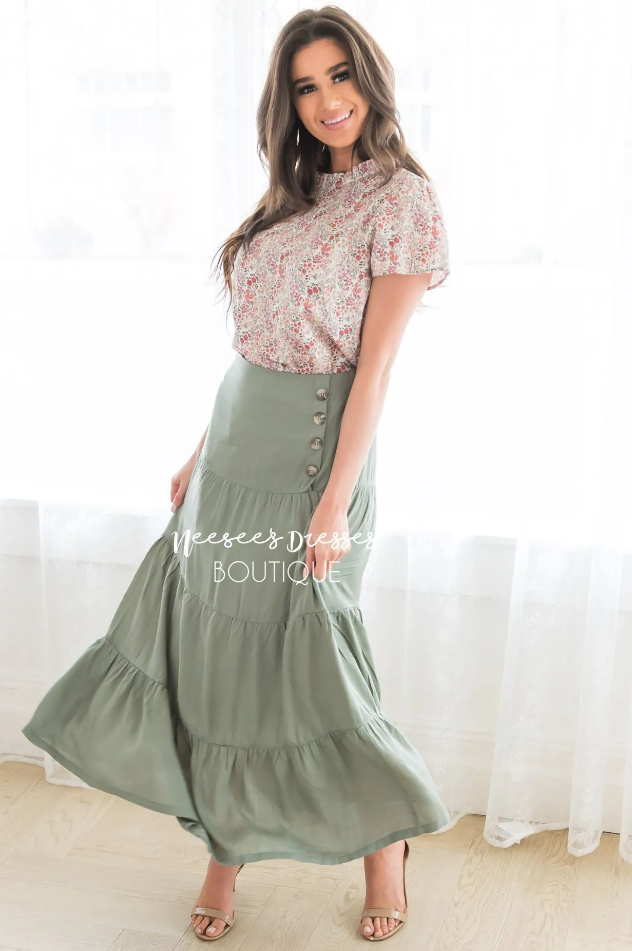 Just A Moment Modest Skirt