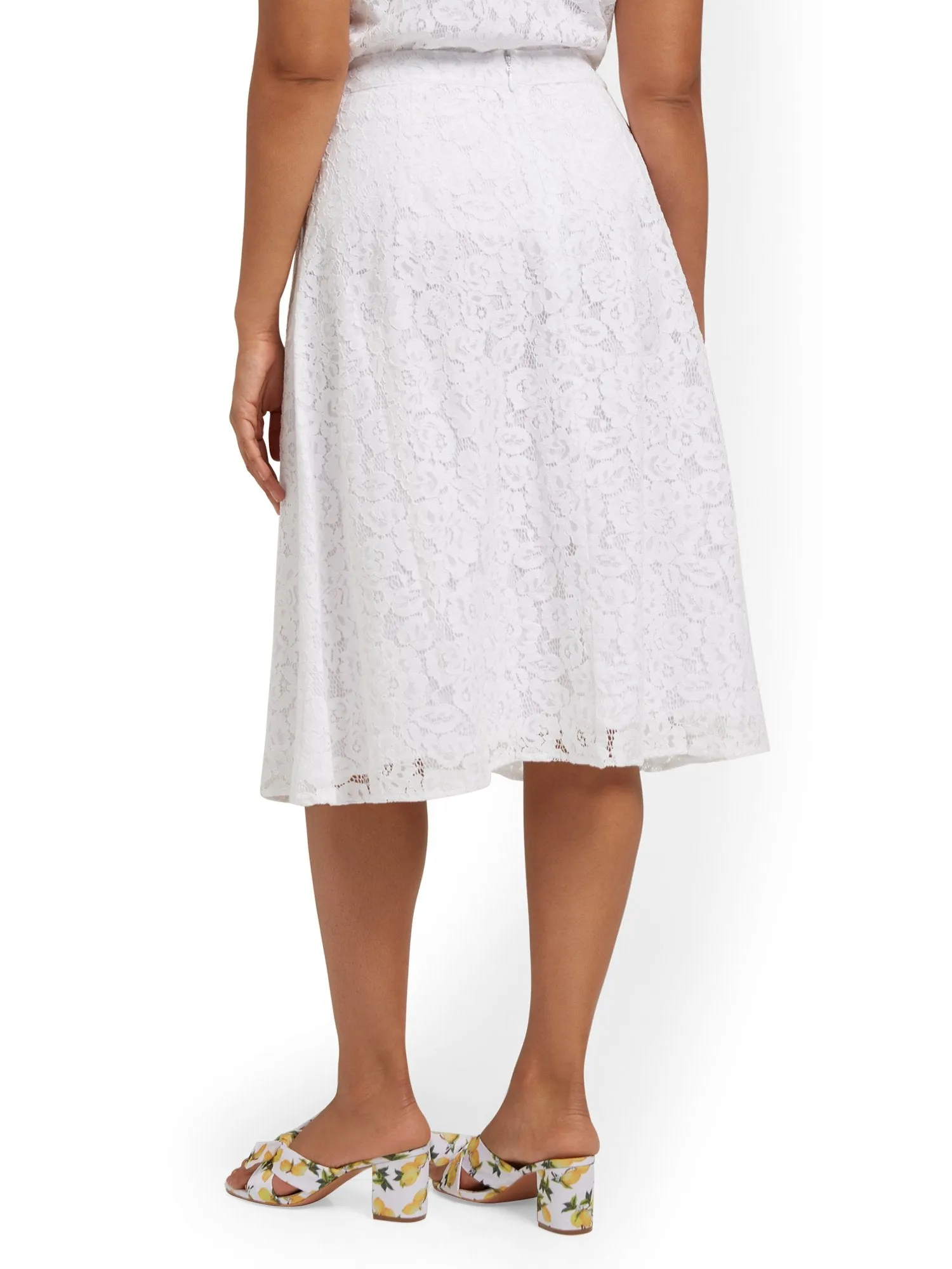 Lace A-Line Skirt