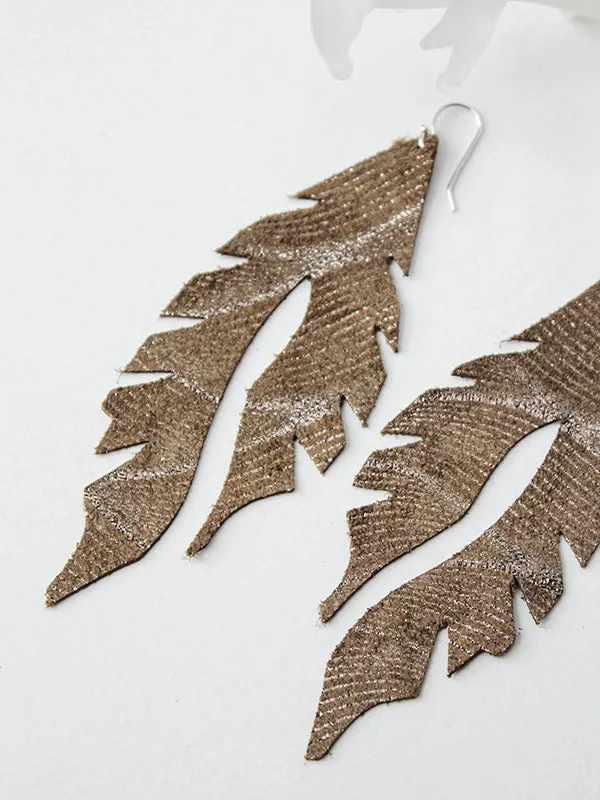 Leather Feather Minis: Tinsel