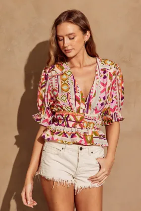 Lilly Ruffled Top