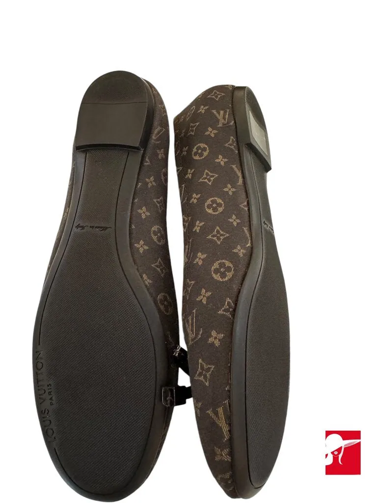 Louis Vuitton monogram canvas ballet flats NEW size 38/US 8