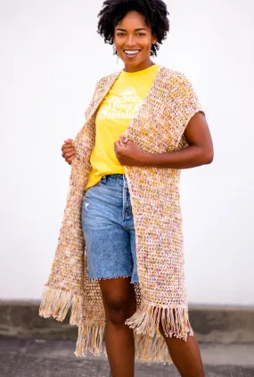 Lynn Fringe Vest // Crochet PDF Pattern