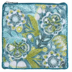 Pouch Botanic Bliss Aqua SHCP065  X-Large