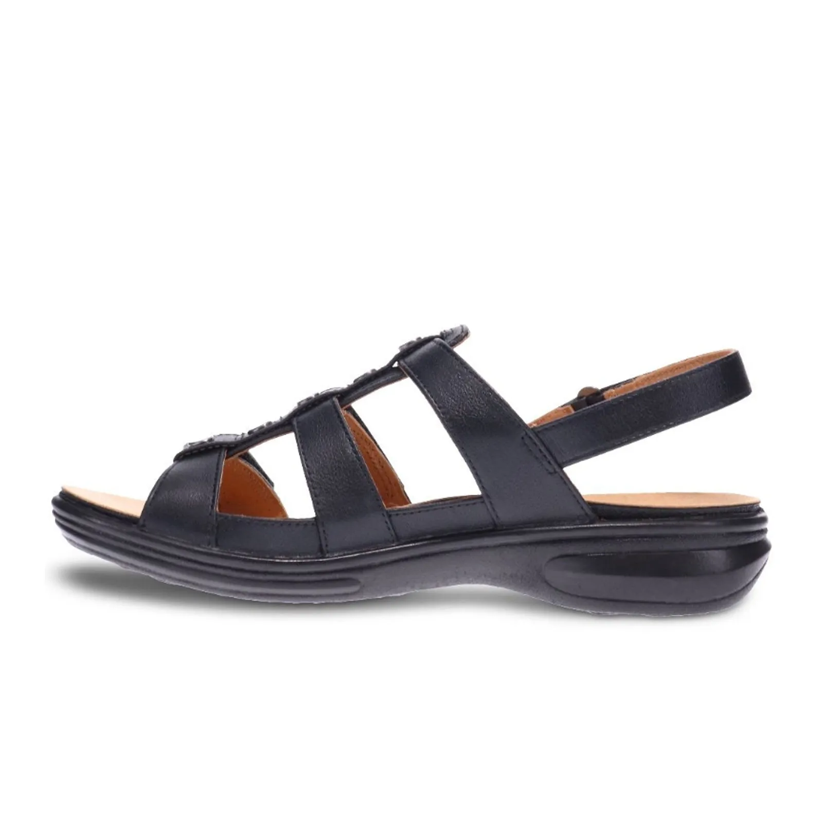 Revere Toledo Backstrap Sandal (Women) - Black French