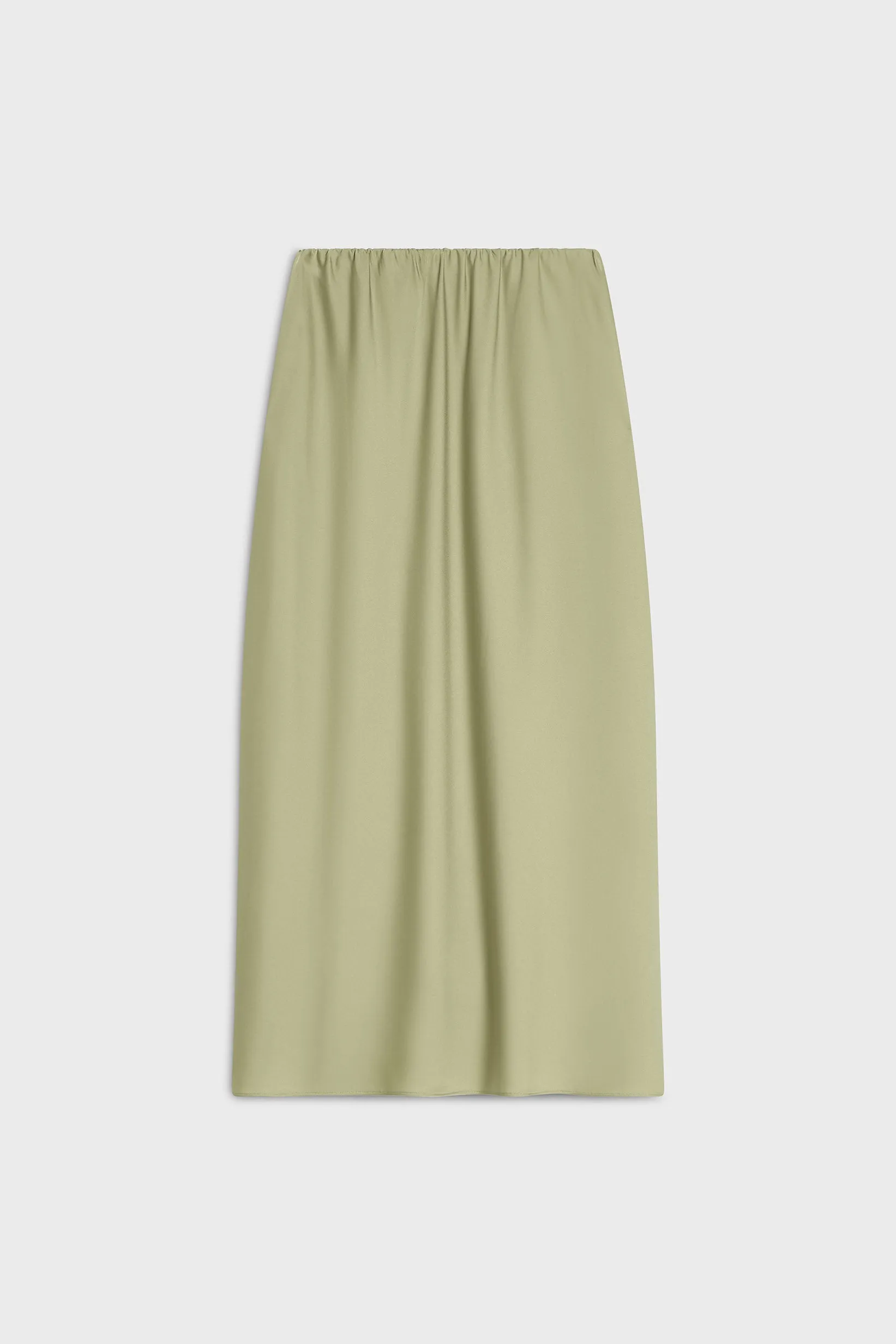 Satin Skirt | Sage