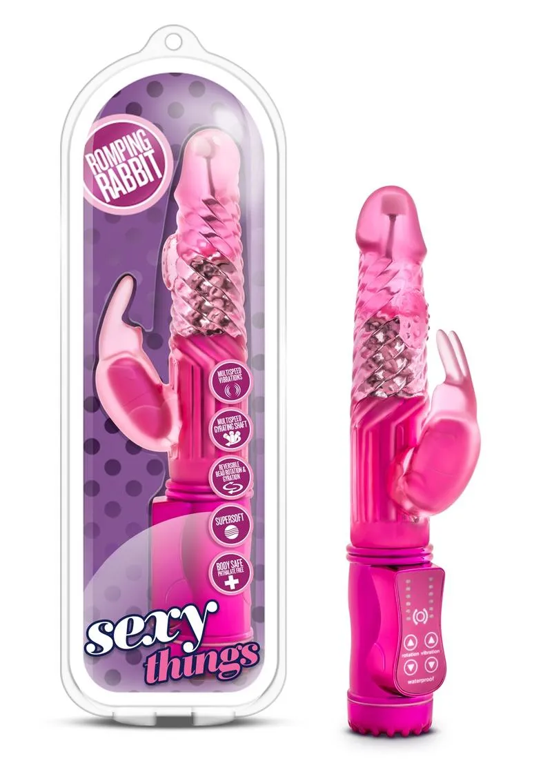 Sexy Things Romping Beaded Rabbit Vibrator