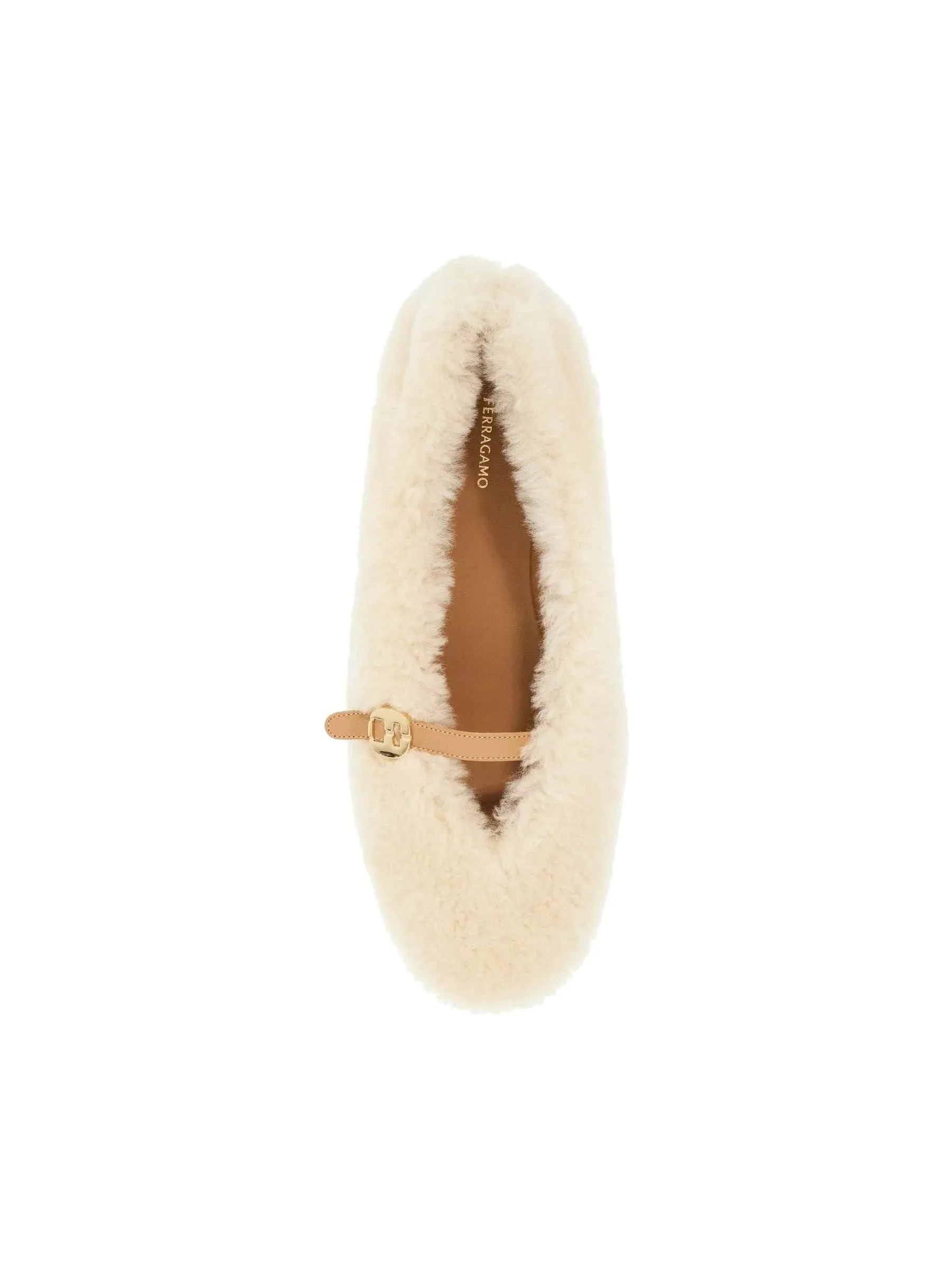 Shearling Furry Ballet Flats