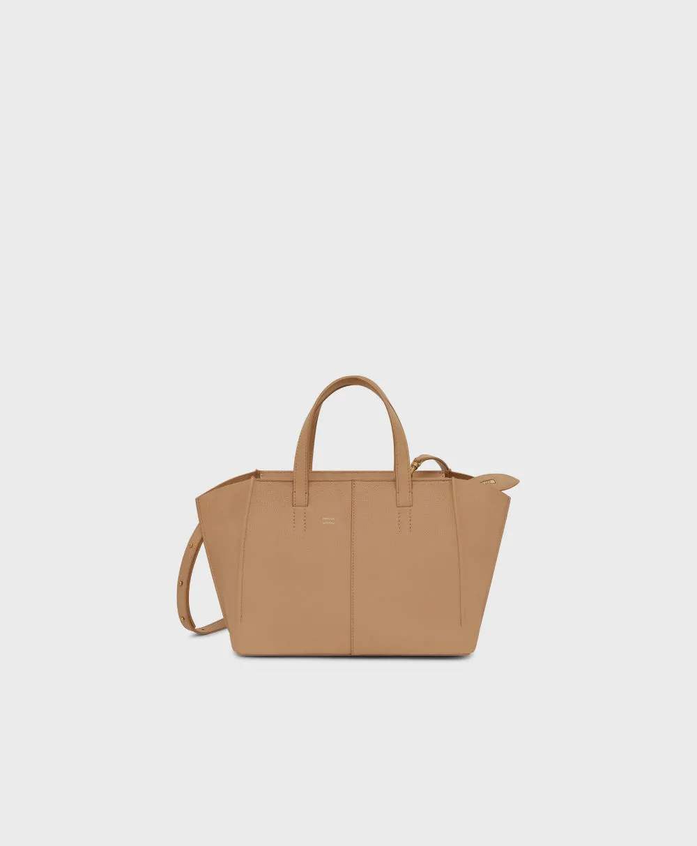 Soft Mini Zip Multitude Tote - Nocciola