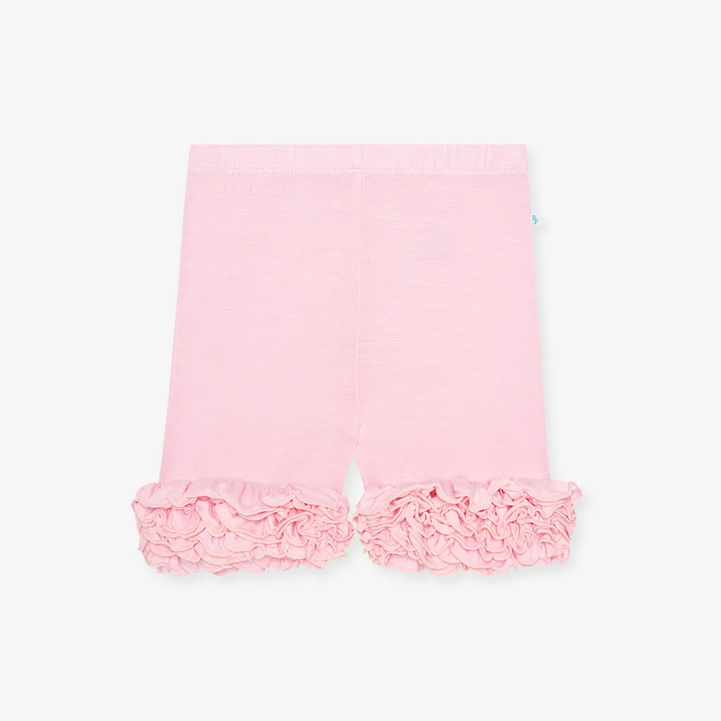 Springtime Pastel Pink Cha-Cha Shorts