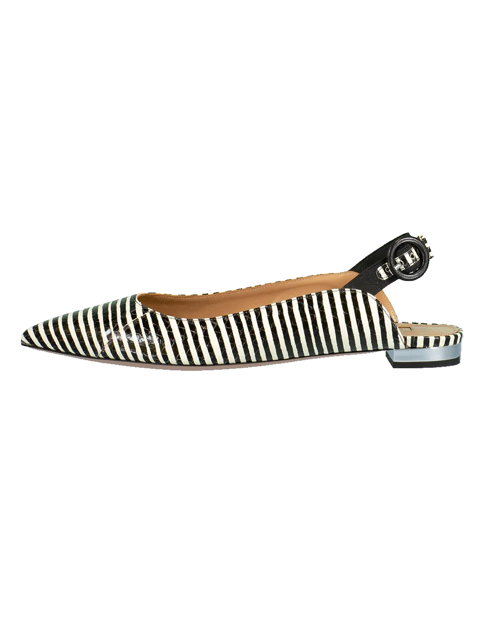 Striped Snake Yale Ballet Flat