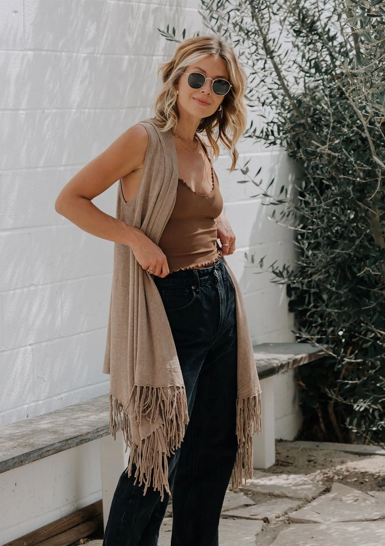 Take A Spin Fringe Vest