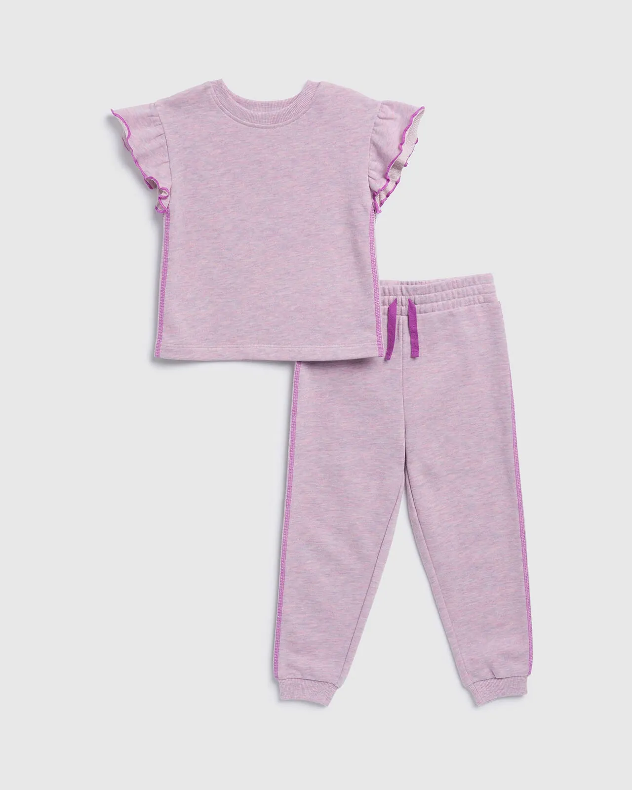 Toddler Girl Cotton Candy Jogger Set