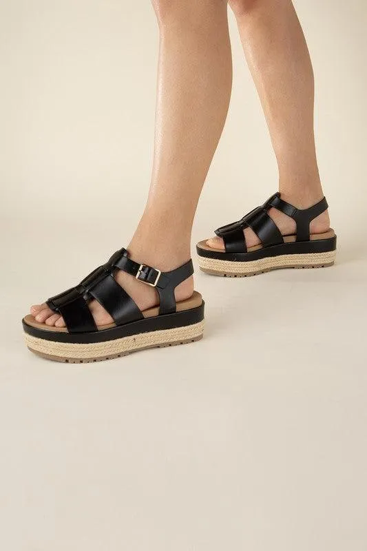 Womens Gladiator Sandals In Black