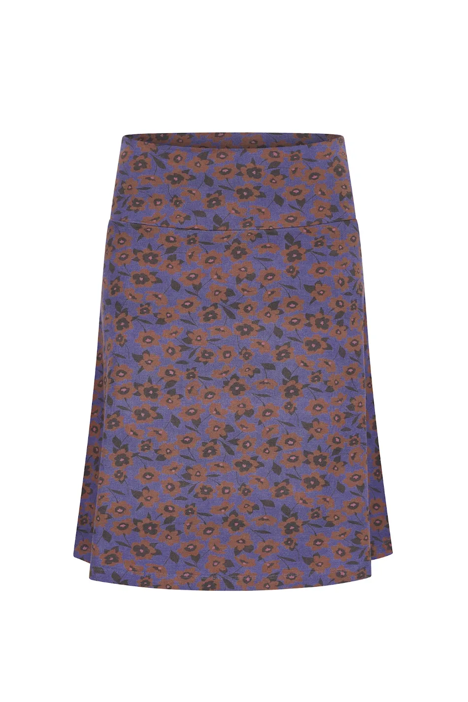 Zilch Flower Bed Blue Wide Skirt